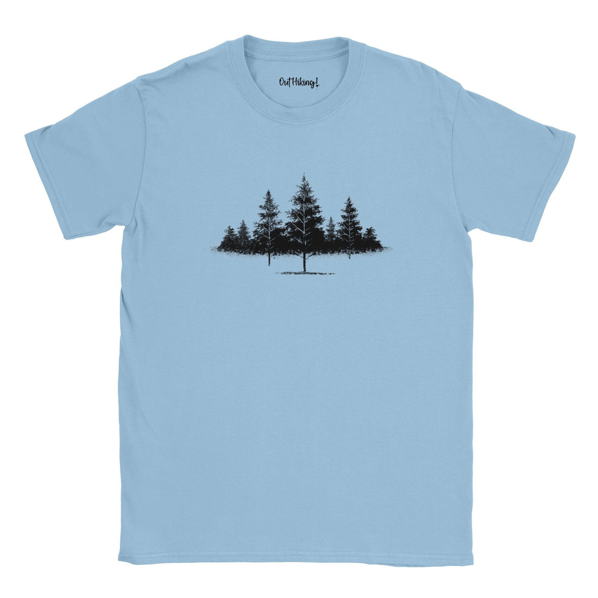 Tree Line Walking & Hiking T Shirt