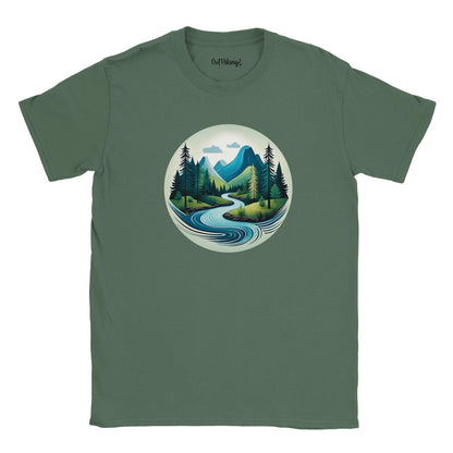 Adventure awaits beyond the trail Walking & Hiking T Shirt