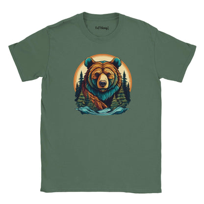 Bear Forest Walking & Hiking T Shirt