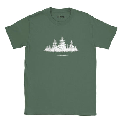 Tree Line Walking & Hiking T Shirt