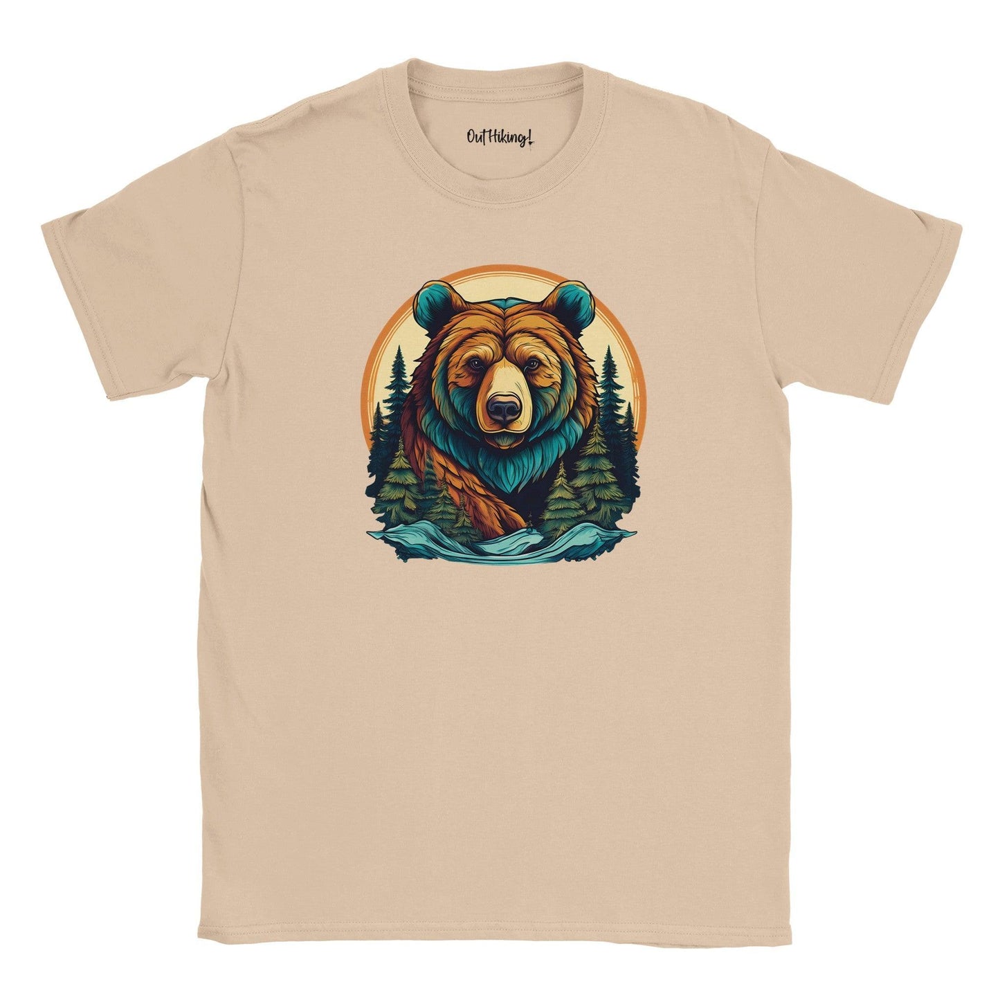 Bear Forest Walking & Hiking T Shirt