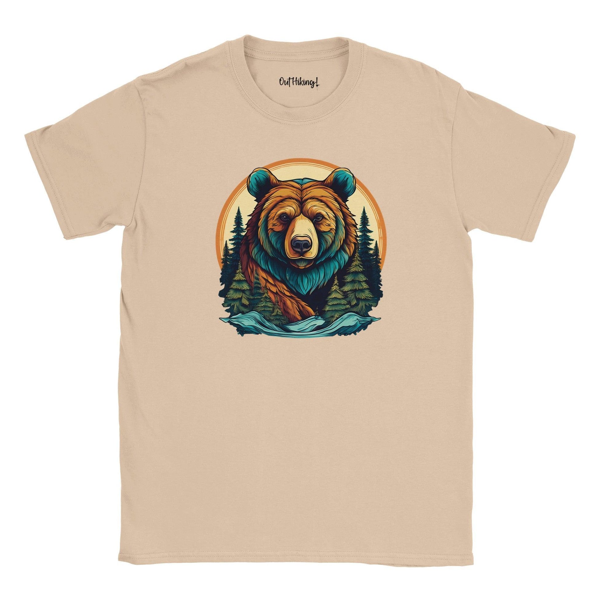 Bear Forest Walking & Hiking T Shirt