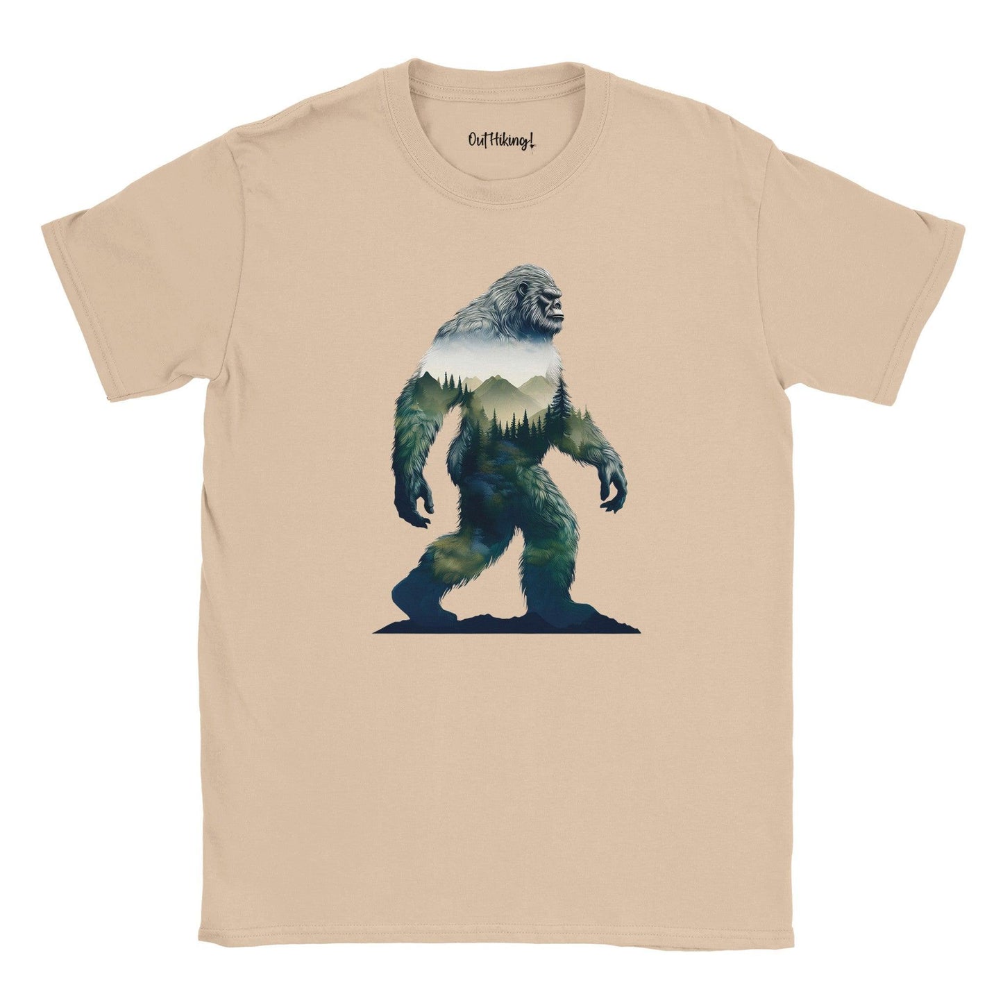 Bigfoot Mountain Walking & Hiking T Shirt