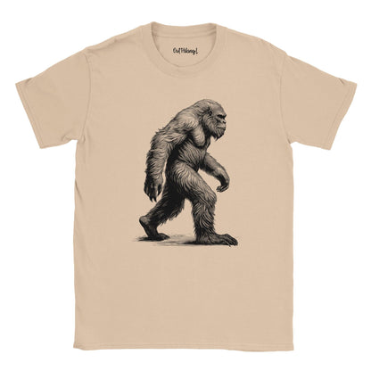 Bigfoot Sketch Walking & Hiking T Shirt