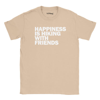 Happiness is Hiking with Friends Walking & Hiking T Shirt