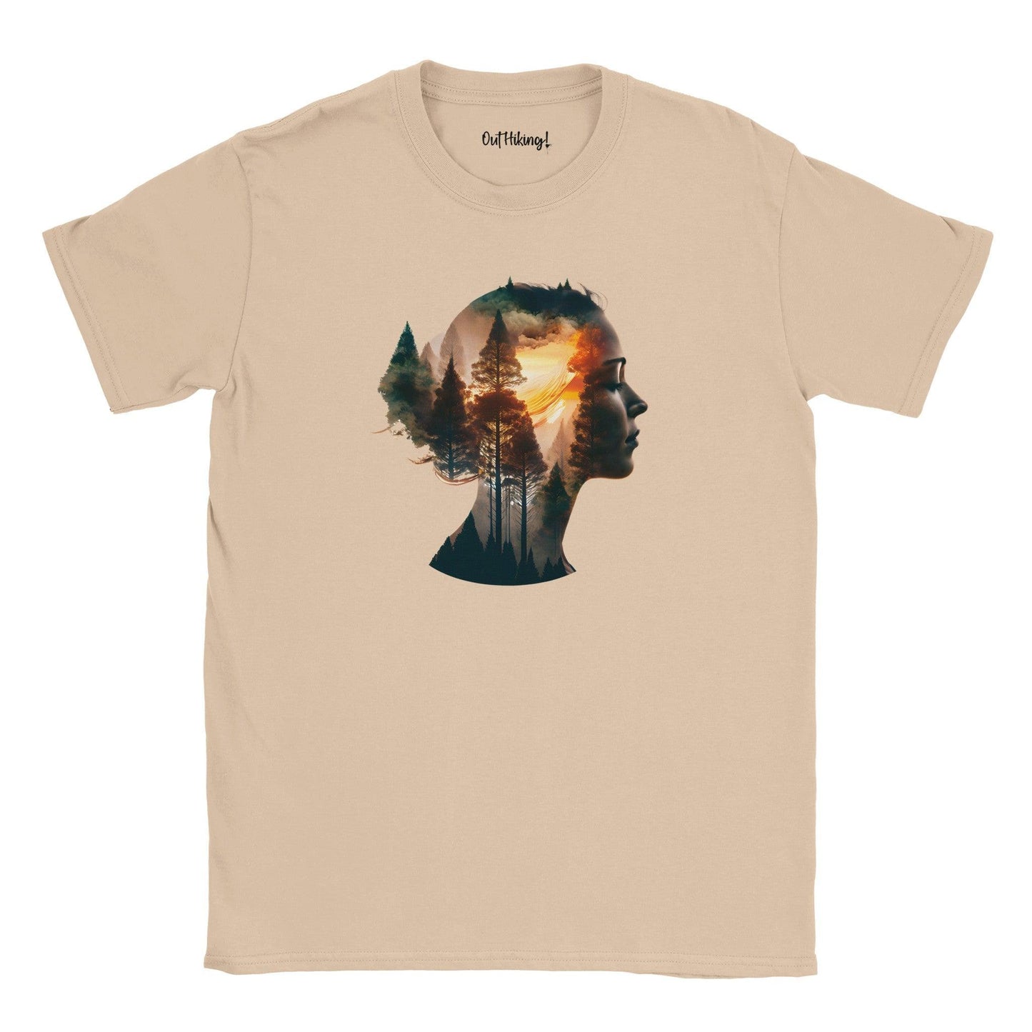 Nature Is My Therapy Walking & Hiking T Shirt Female