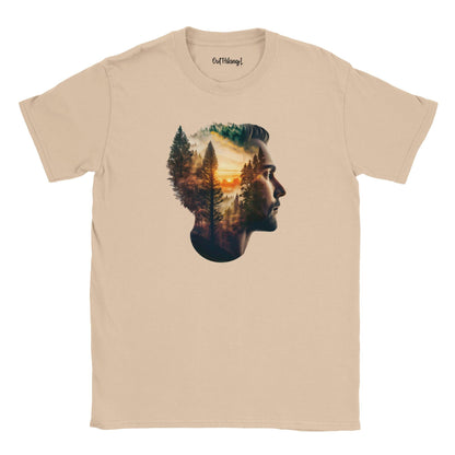 Nature Is My Therapy Walking & Hiking T Shirt Male