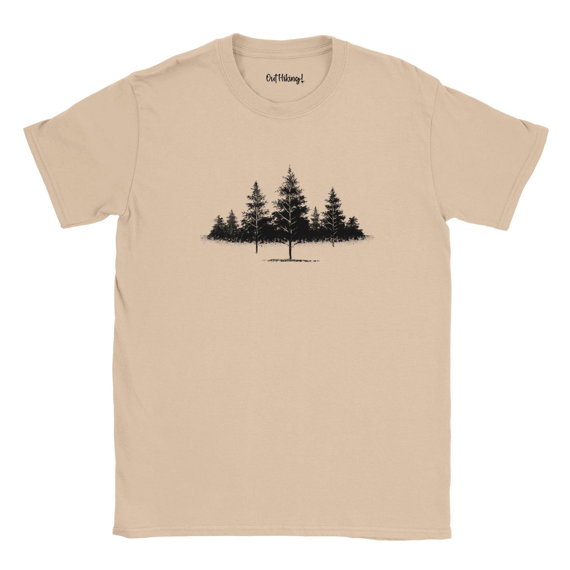 Tree Line Walking & Hiking T Shirt