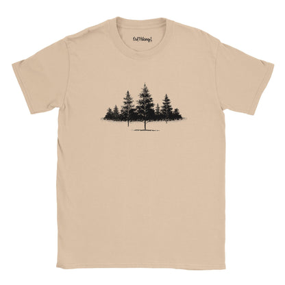 Tree Line Walking & Hiking T Shirt