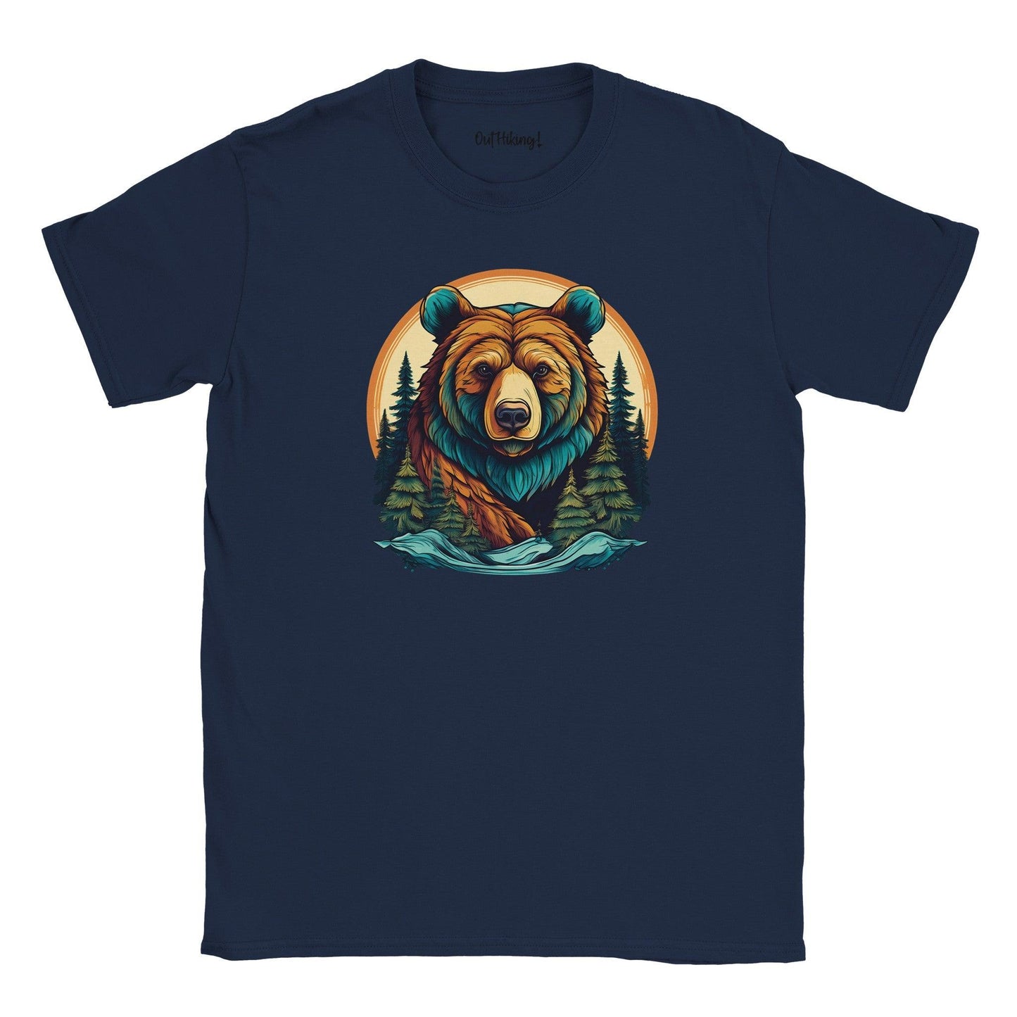 Bear Forest Walking & Hiking T Shirt