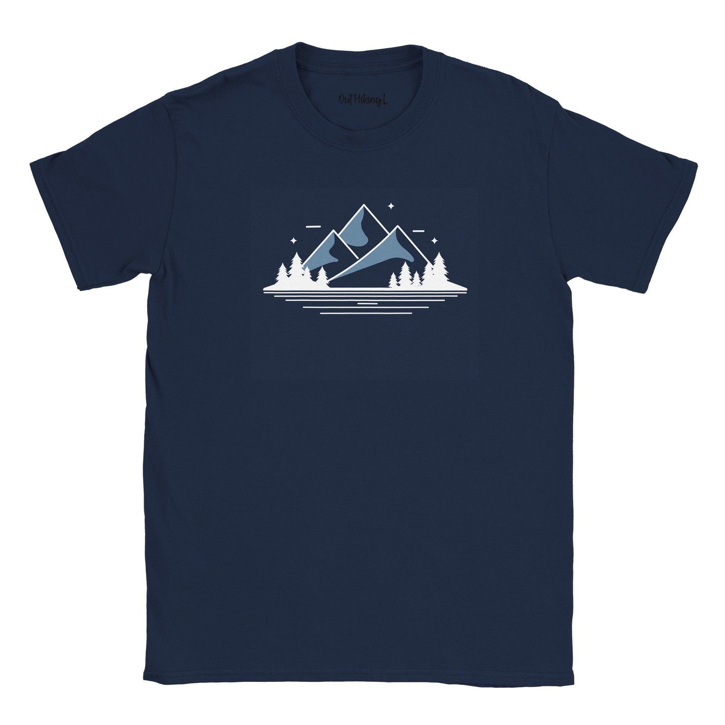 Mountain Snow Cap Walking & Hiking T Shirt