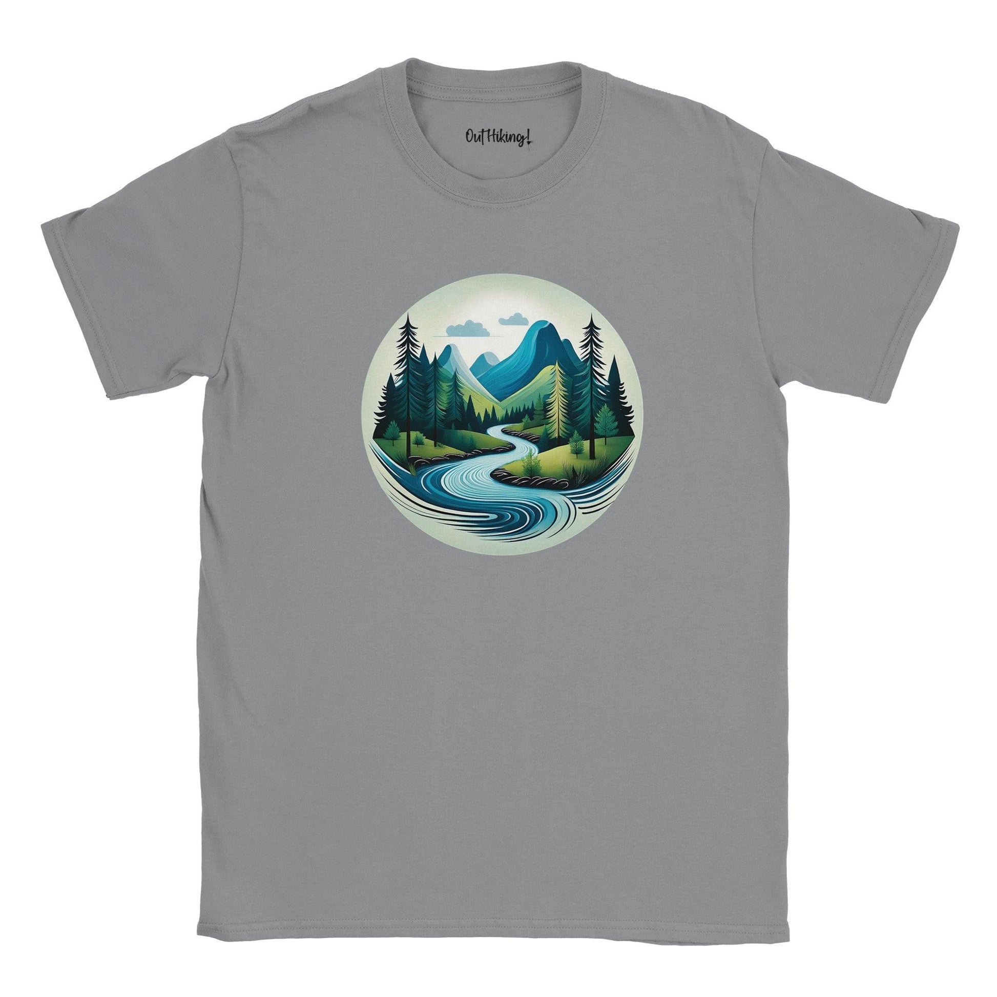 Adventure awaits beyond the trail Walking & Hiking T Shirt