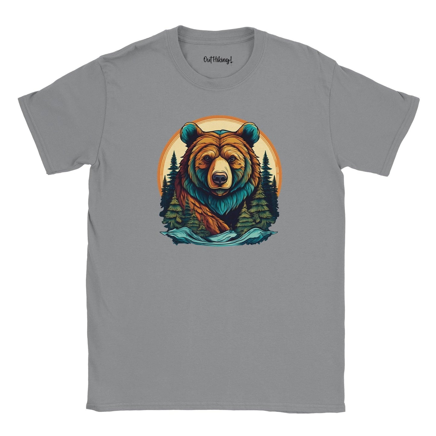 Bear Forest Walking & Hiking T Shirt