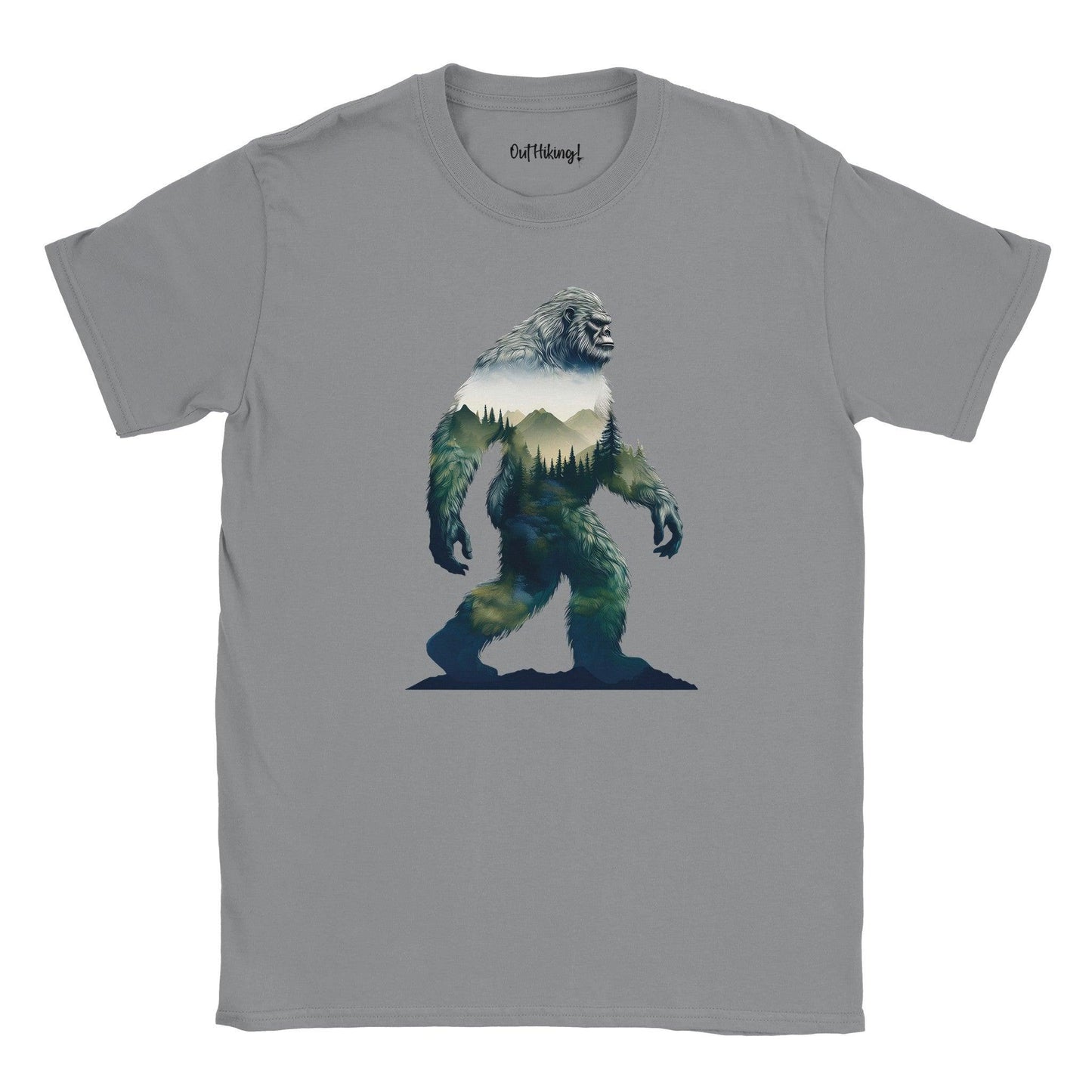 Bigfoot Mountain Walking & Hiking T Shirt