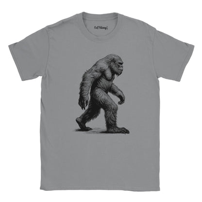 Bigfoot Sketch Walking & Hiking T Shirt