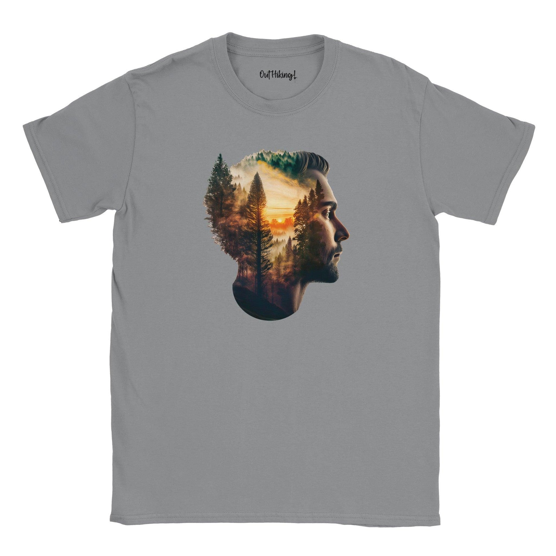 Nature Is My Therapy Walking & Hiking T Shirt Male