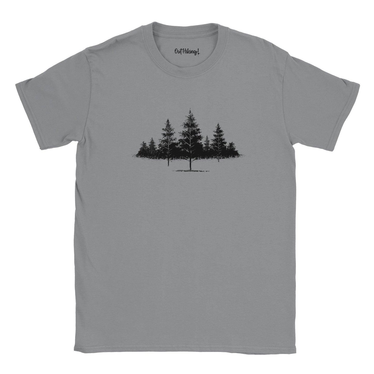 Tree Line Walking & Hiking T Shirt