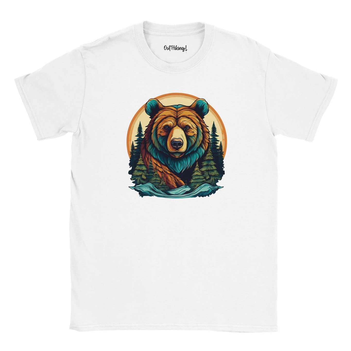 Bear Forest Walking & Hiking T Shirt