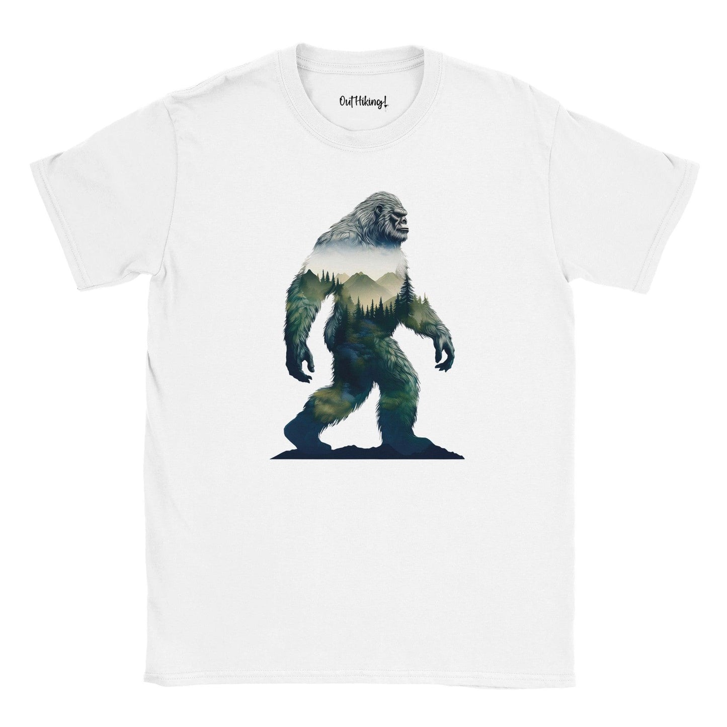 Bigfoot Mountain Walking & Hiking T Shirt