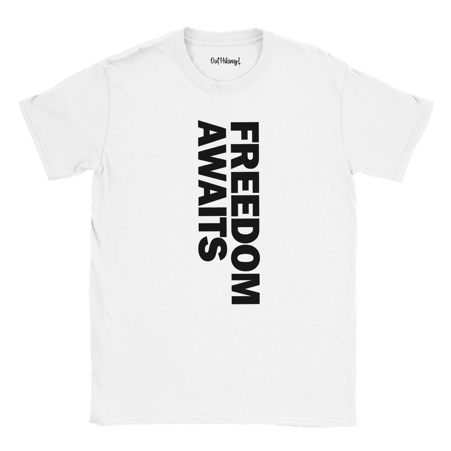 Freedom Awaits Walking & Hiking T Shirt