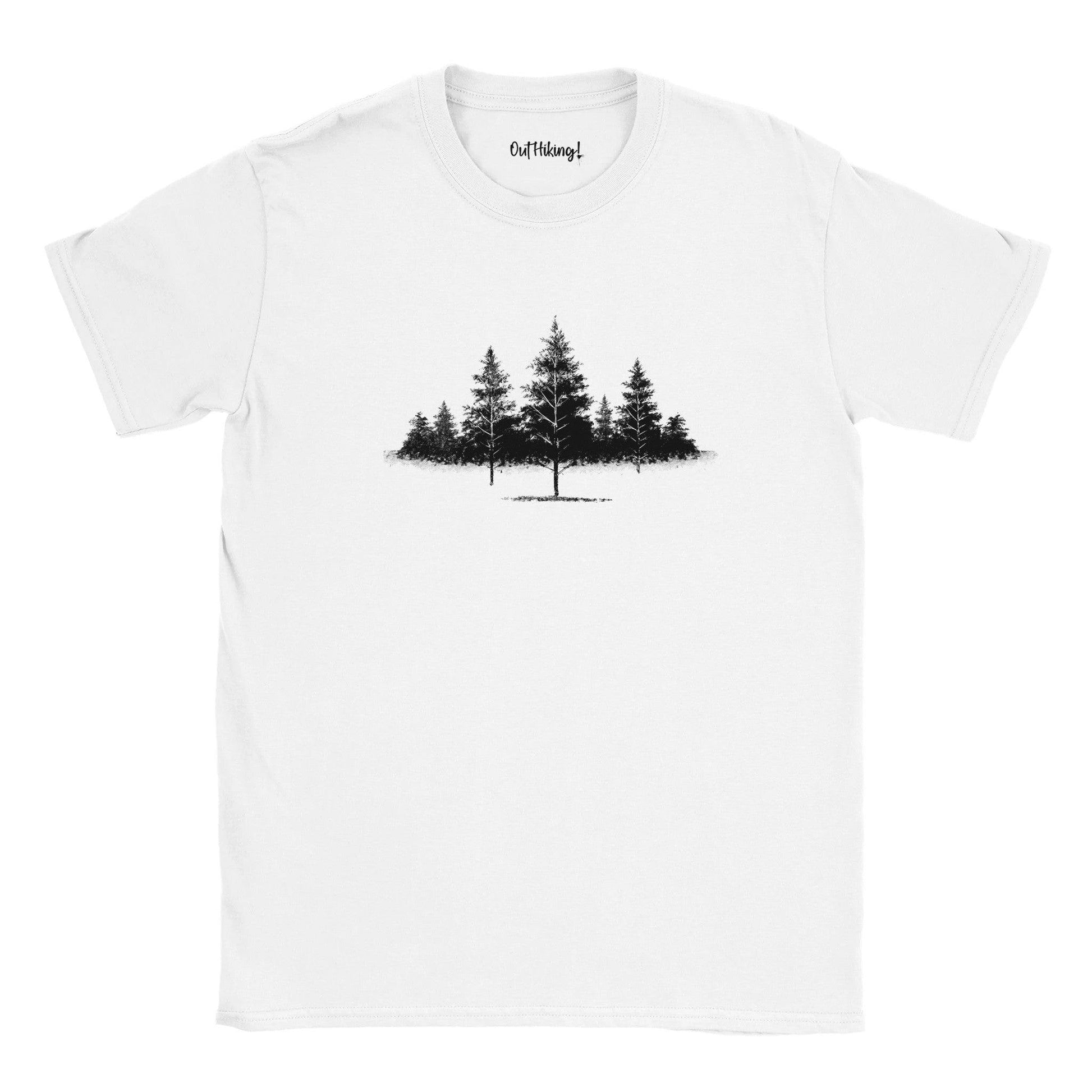 Tree Line Walking & Hiking T Shirt