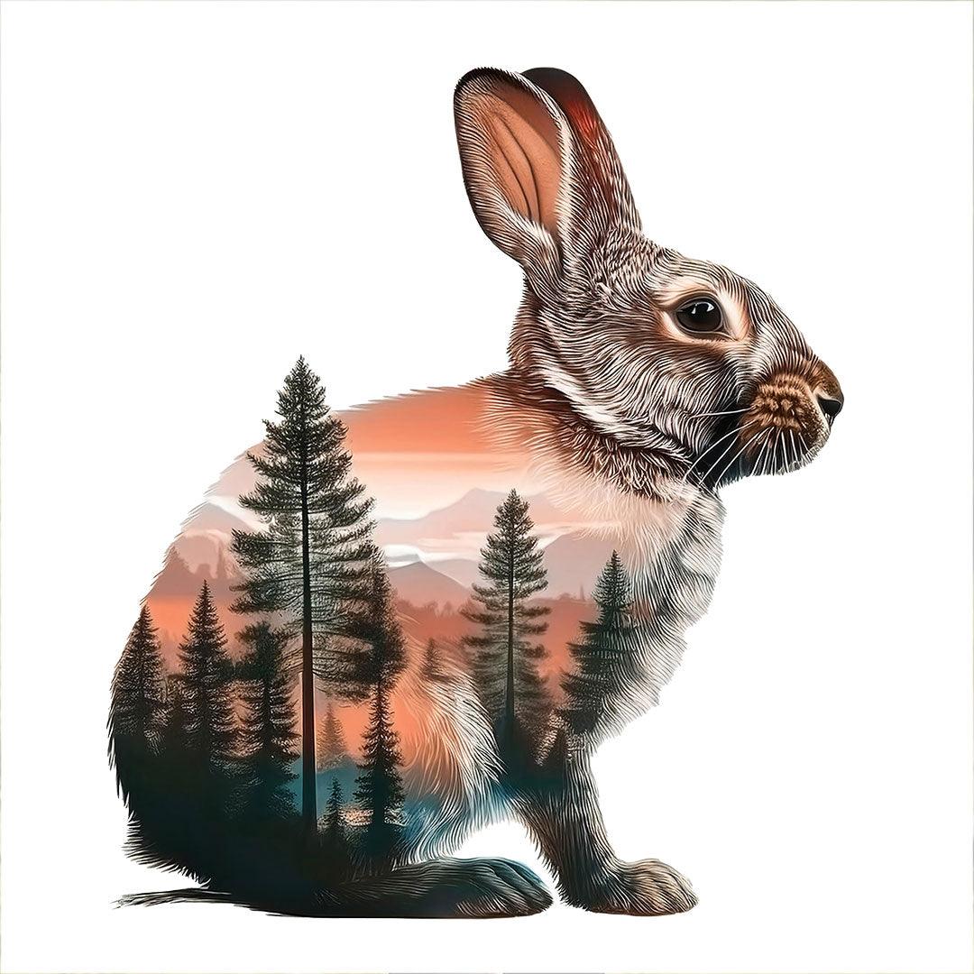 Wild Rabbit Walking & Hiking T Shirt