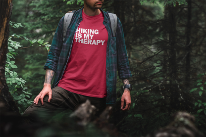 Hiking Is My Therapy Walking & Hiking T Shirt